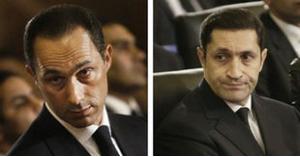 اعلان براءة نجلي مبارك من هذه التهمة