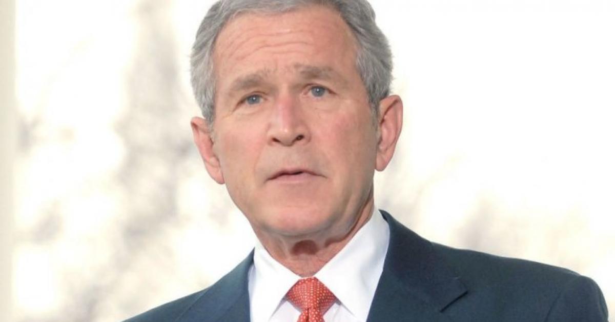 ماذا علق جورج بوش على الاحتجاجات في أمريكا؟