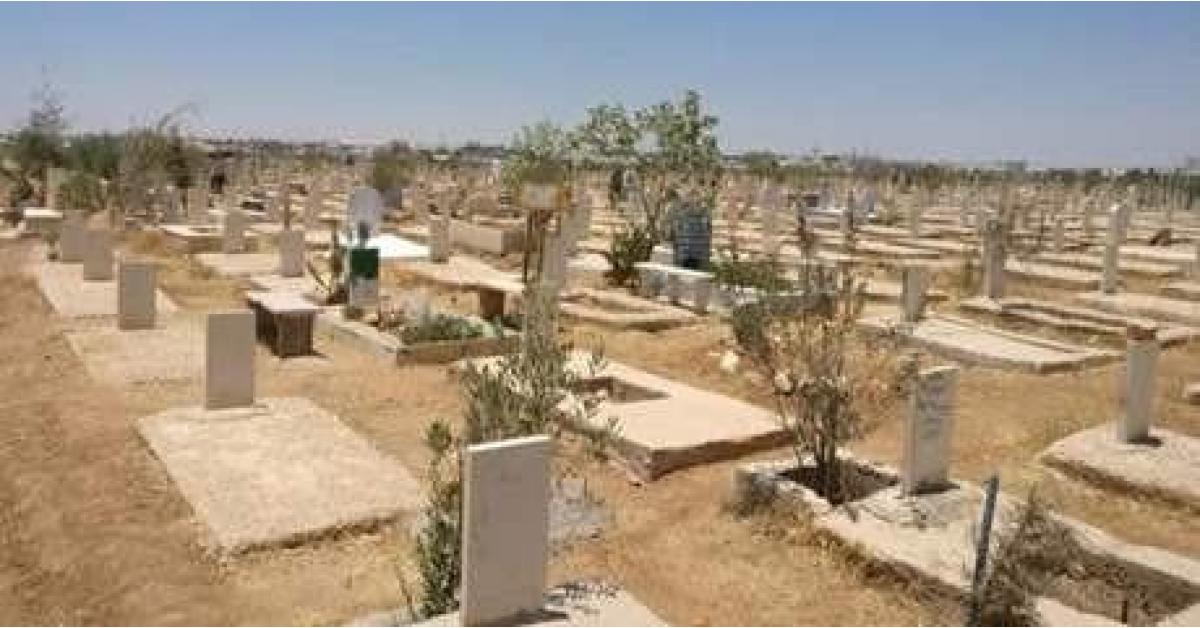 مقبرة خاصة للمتوفين بكورونا في اربد