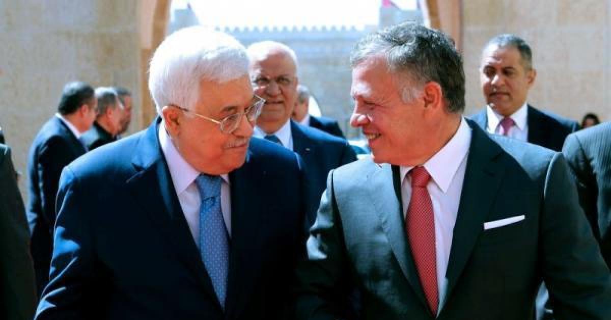 الملك يبحث مع عباس تطورات الساحة الفلسطينية