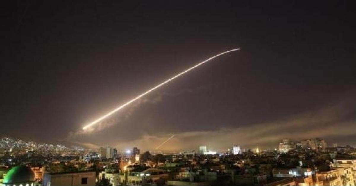 اللقطات الأولى لهجوم إسرائيل على دمشق - فيديو