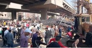 مصر.. سقوط دعامة جسر