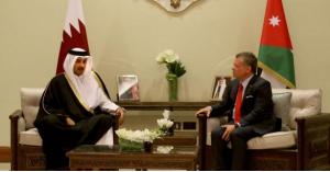 أمير قطر يوجه رسالة للملك