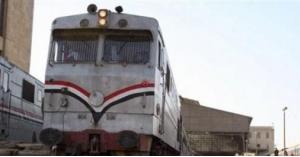 انفصال 6 عربات من قطار في مصر