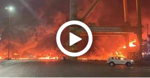 انفجار في دبي .. فيديو