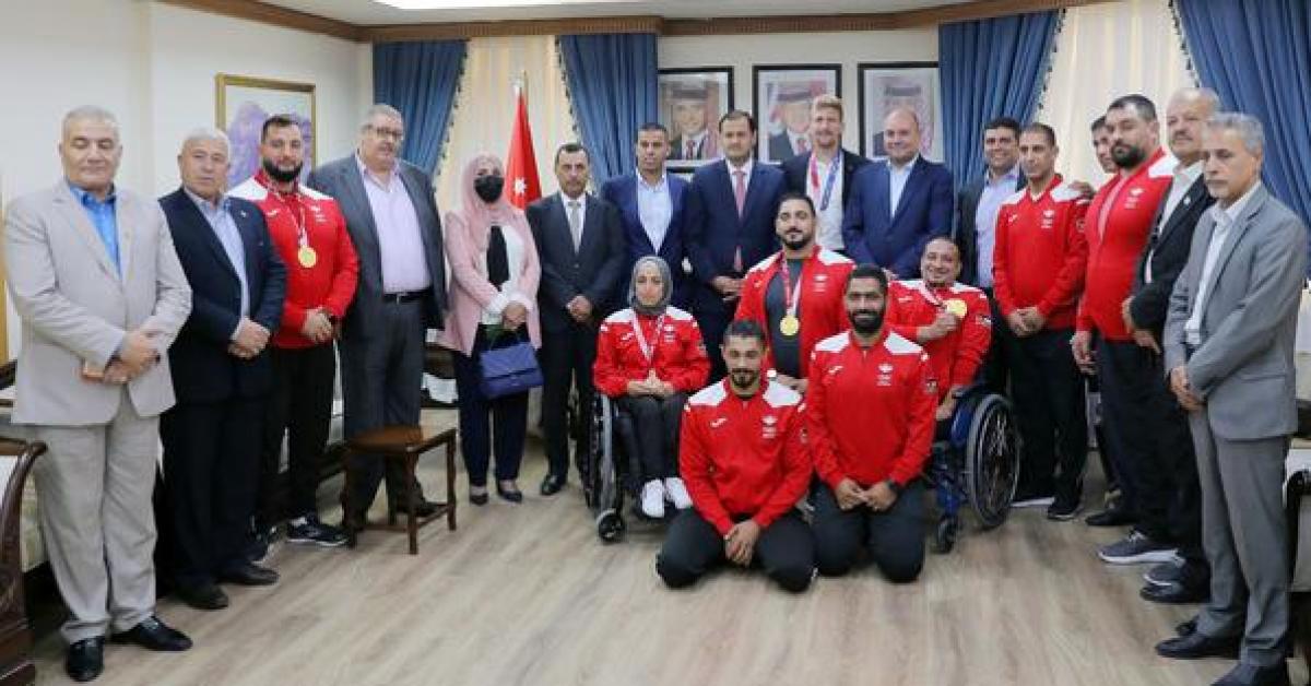 مجلس النواب يكرم أبطال الأردن في دورة الألعاب البارالمبية والأولمبية