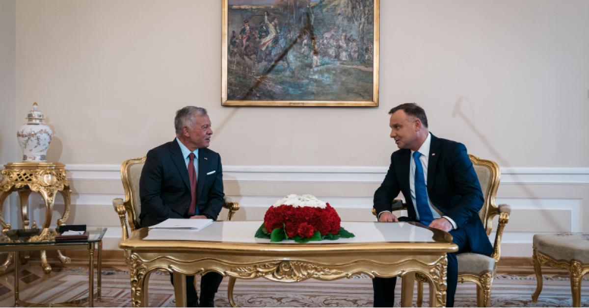 الملك من بولندا : الأردن اتخذ السلام خيارا استراتيجيا