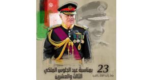 وكالة "سما الأردن" تهنئ بمناسبة عيد الجلوس الملكي 23