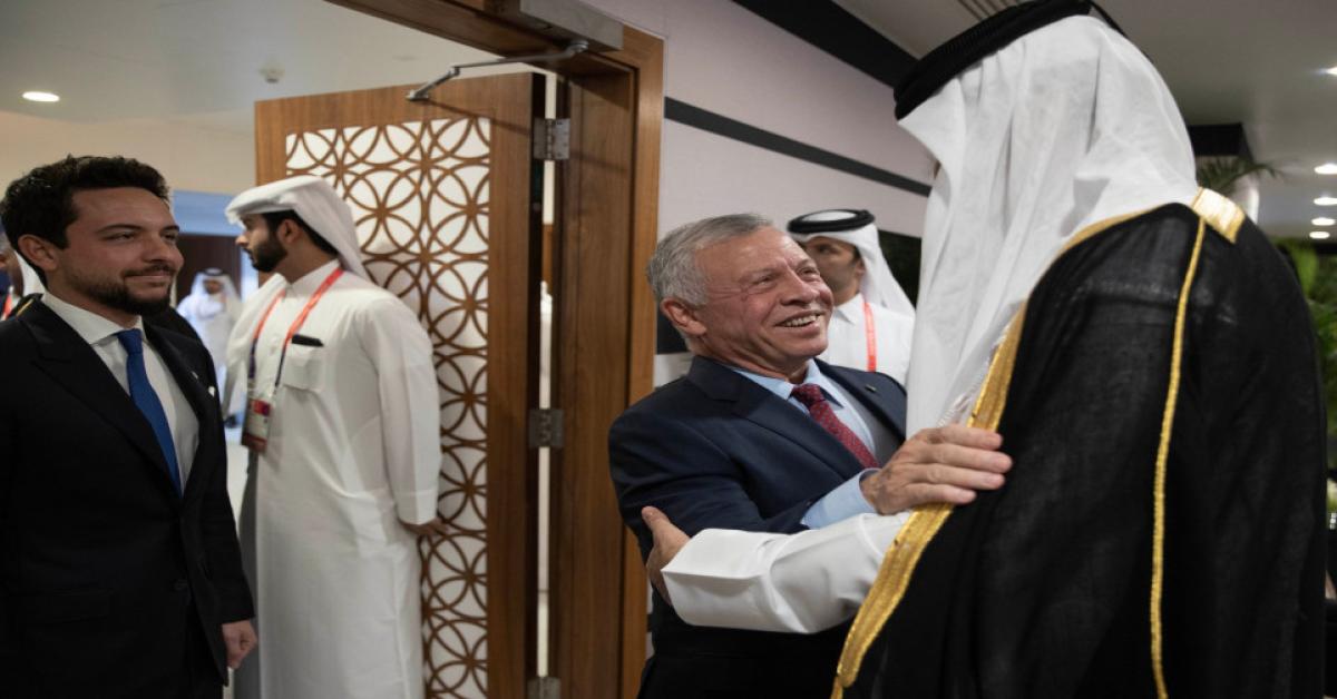 الملك يؤكد ثقته بقدرة قطر على إنجاح كأس العالم