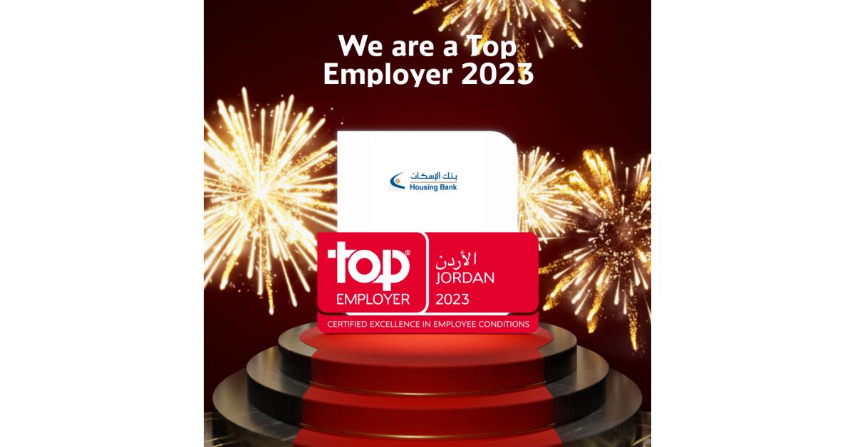 بنك الإسكان "Top Employer Jordan 2023 "