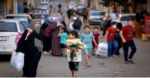 نزوح لمئات العائلات من شمالي قطاع غزة لجنوبه
