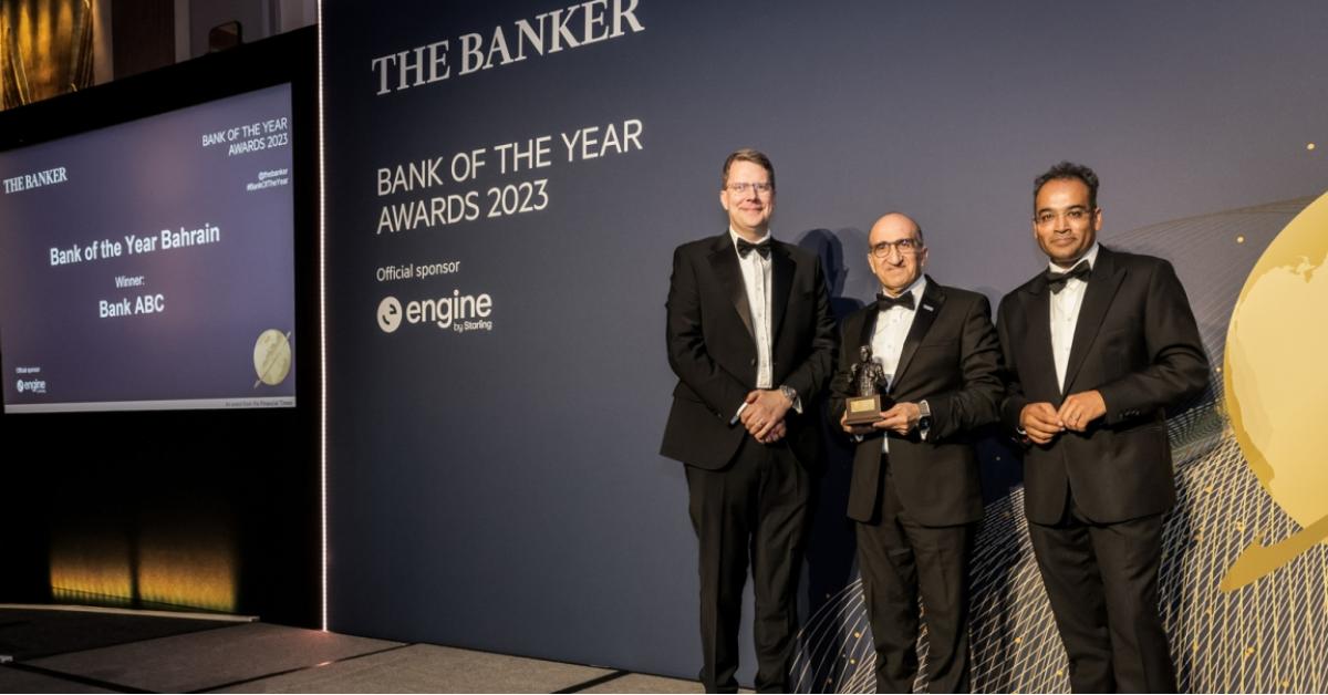 بنك ABC يفوز بلقب "أفضل بنك في البحرين للعام 2023" من مجلة ذا بانكر للمرة الثالثة