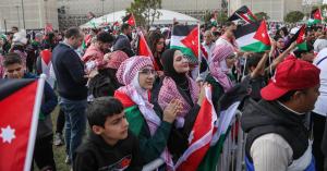 الأردنيون يحتفلون بانجاز النشامى في كأس أسيا