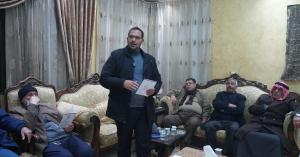 إجتماعين حواريين لحزب إرادة في بلدة جمحا بمحافظة اربد 