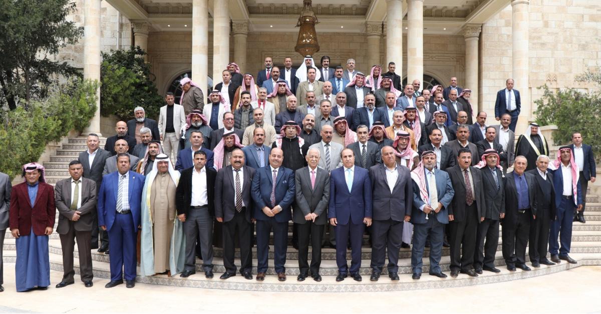 رئيس الديوان الملكي الهاشمي يلتقي وفدا من وجهاء بني حسن بمحافظة جرش