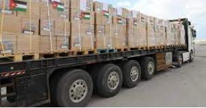 الأردن يسير 73 شاحنة محملة بمساعدات غذائية جديدة إلى غزة
