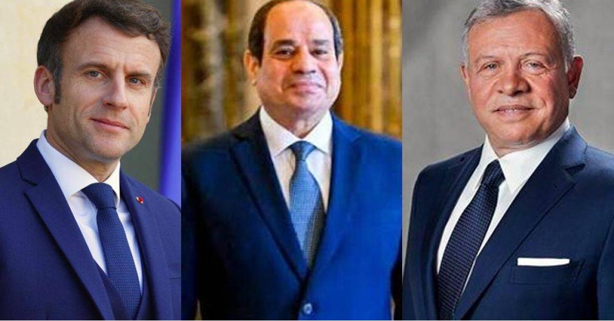 مصر وفرنسا والأردن: يجب وقف إطلاق النار في غزة الآن