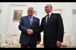  التقى الرئيس الروسي فلاديمير بوتين السبت في موسكو الرئيس الفلسطيني محمود عباس بعد ايام على استقباله رئيس الوزراء الاسرائيلي بنيامين نتانياهو.