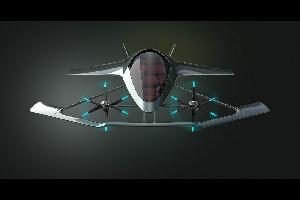 أستون مارتن تعرض نموذج سياراتها الطائرة