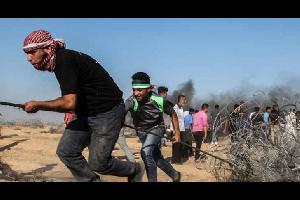 مسيرات العودة على الحدود الشرقية لقطاع غزة