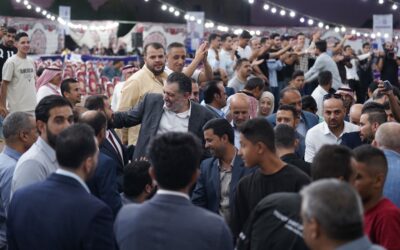 الحشود في محافظة مادبا يستقبلون حزب إرادة في مهرجان إنتخابي ضخم.. صور وفيديو