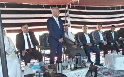 العيسوي يعزي قبيلة بني حميده عشيرة الهاشم