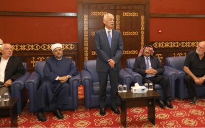 مندوبا عن الملك وولي العهد…. العيسوي يعزي عشيرة الغزو وآل قناش