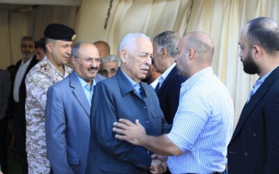 مندوبا عن الملك وولي العهد…العيسوي يعزي عشيرتي الارتيمة والقهيوي