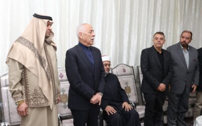 مندوبا عن الملك وولي العهد.. العيسوي يعزي عشيرتي الحنيفات والمحارمة