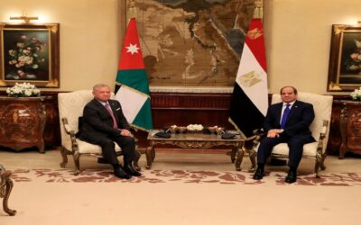 الملك والرئيس المصري يؤكدان ضرورة الوقف الفوري للحرب على غزة