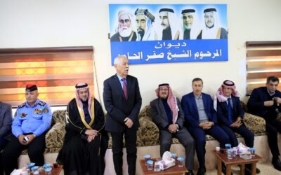 مندوبا عن الملك وولي العهد.. العيسوي يعزي عشيرتي الشوابكة والحامد