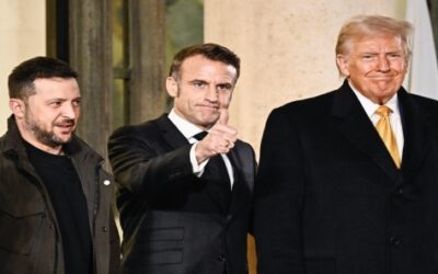 زيلينسكي يعلن أنه عقد “لقاءً جيدا ومثمرا” مع ترامب وماكرون