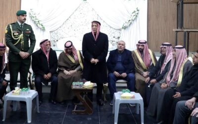 مندوبا عن الملك وولي العهد.. العيسوي يعزي بوفاة نجل الفنان حابس حسين