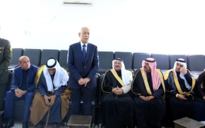 مندوبا عن الملك وولي العهد.. العيسوي يعزي عشائر الحجايا والقرعان