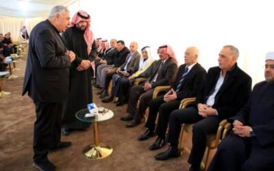مندوبا عن الملك وولي العهد .. العيسوي يعزي عشيرة الحويان