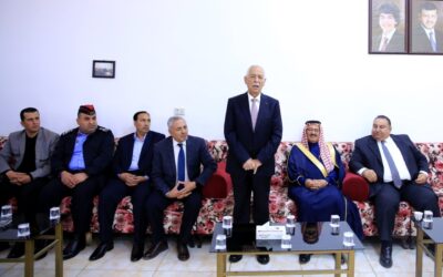 مندوبا عن جلالة الملك وولي العهد العيسوي يعزي الخوالدة
