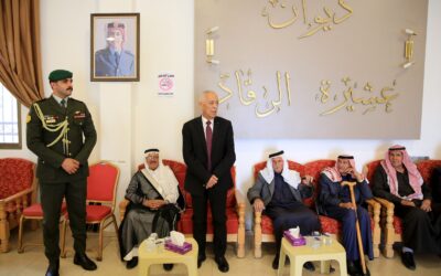 مندوبا عن الملك وولي العهد…العيسوي يعزي عشيرة الرقاد