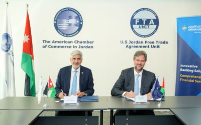 البنك الأردني الكويتي يوقع اتفاقية شراكة استراتيجية مع غرفة التجارة الأمريكية في الأردن