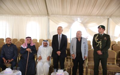 مندوبا عن الملك وولي العهد العيسوي يعزي عشيرة المناصير