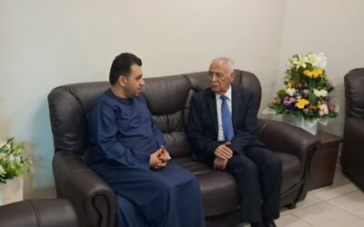 العيسوي ينقل تحيات وتمنيات الملك وولي العهد للنائب السعود بالشفاء