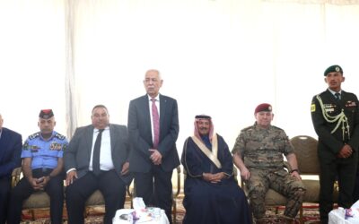 مندوبا عن الملك وولي العهد. العيسوي يعزي عشائر بني خالد والسردية