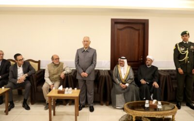 مندوبا عن الملك وولي العهد. العيسوي يعزي آل ياغي