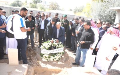 مندوبًا عن الملك وولي العهد.. العيسوي يشارك في تشييع جثمان الشاب فواز أبو تايه