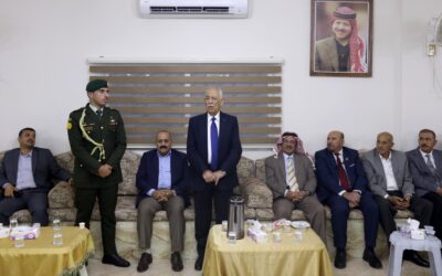 مندوبا عن الملك وولي العهد. العيسوي يعزي عشيرتي الزعبي والحوارات