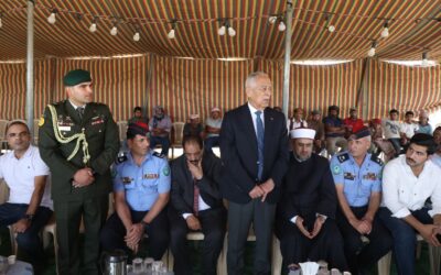 مندوبا عن الملك وولي العهد.. العيسوي يعزي بضحايا غرق ٣ أطفال أشقاء في قناة الملك عبدالله