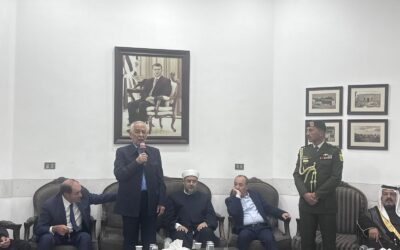 مندوبا عن الملك وولي العهد. العيسوي يعزي آل الملقي والجندي