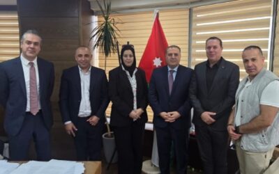 سفير المملكة الأردنية الهاشمية في فلسطين يستقبل المتحدث الرسمي باسم حركة التحرير الوطني الفلسطيني