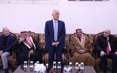 مندوبا عن الملك وولي العهد. العيسوي يعزي عشيرة صندوقة