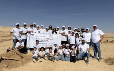 بنك ABC في الأردن يزرع أشجار مثمرة بالتعاون مع الجمعية العربية لحماية الطبيعة