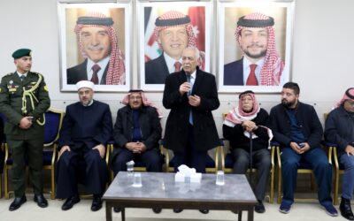مندوبا عن الملك وولي العهد.. العيسوي يعزي الأخرس والحسنات وطبيشات والخصاونة وصبحا